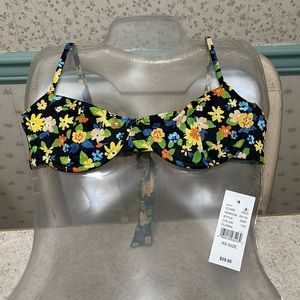 BNWT L. A. HEARTS BY PACSUN FLORAL UNDERWIRE BIKINI TOP ONLY